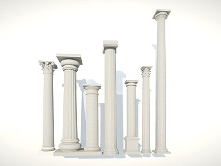 欧式 柱式 柱子 景观柱 <em>建筑柱子</em>